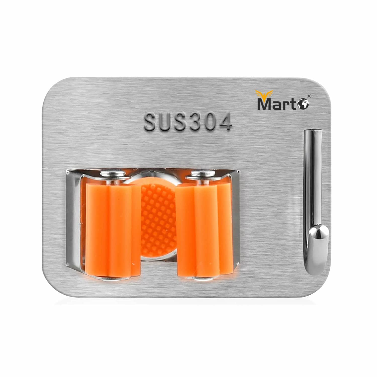 Marto® Mop Holder and Broom Holder Wall Mounted | Steel Broom Organizer | Broom Stick Holder Wall Mounted for Home Kitchen Bathroom Closet Door Organization Dustpan Hanger No Drilling (1 PCS, Orange) (B09X5HW3WX) Amazon Price History, Amazon Price Tracker