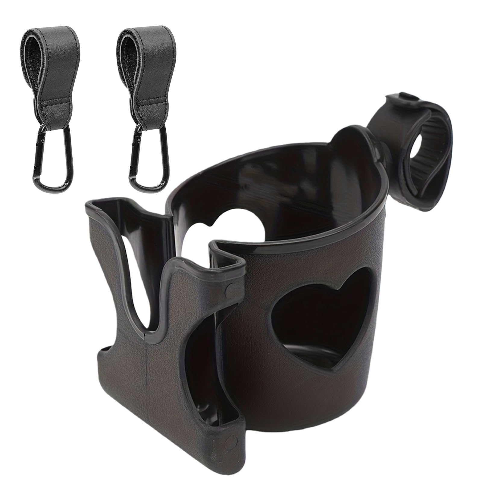 3PCS Pram Cup Holder Universal Set, Pram Cup and Phone Holder, Durable Phone Holder for Prams Suitable for Baby Strollers, Bicycles Treadmills and Wheelchairs