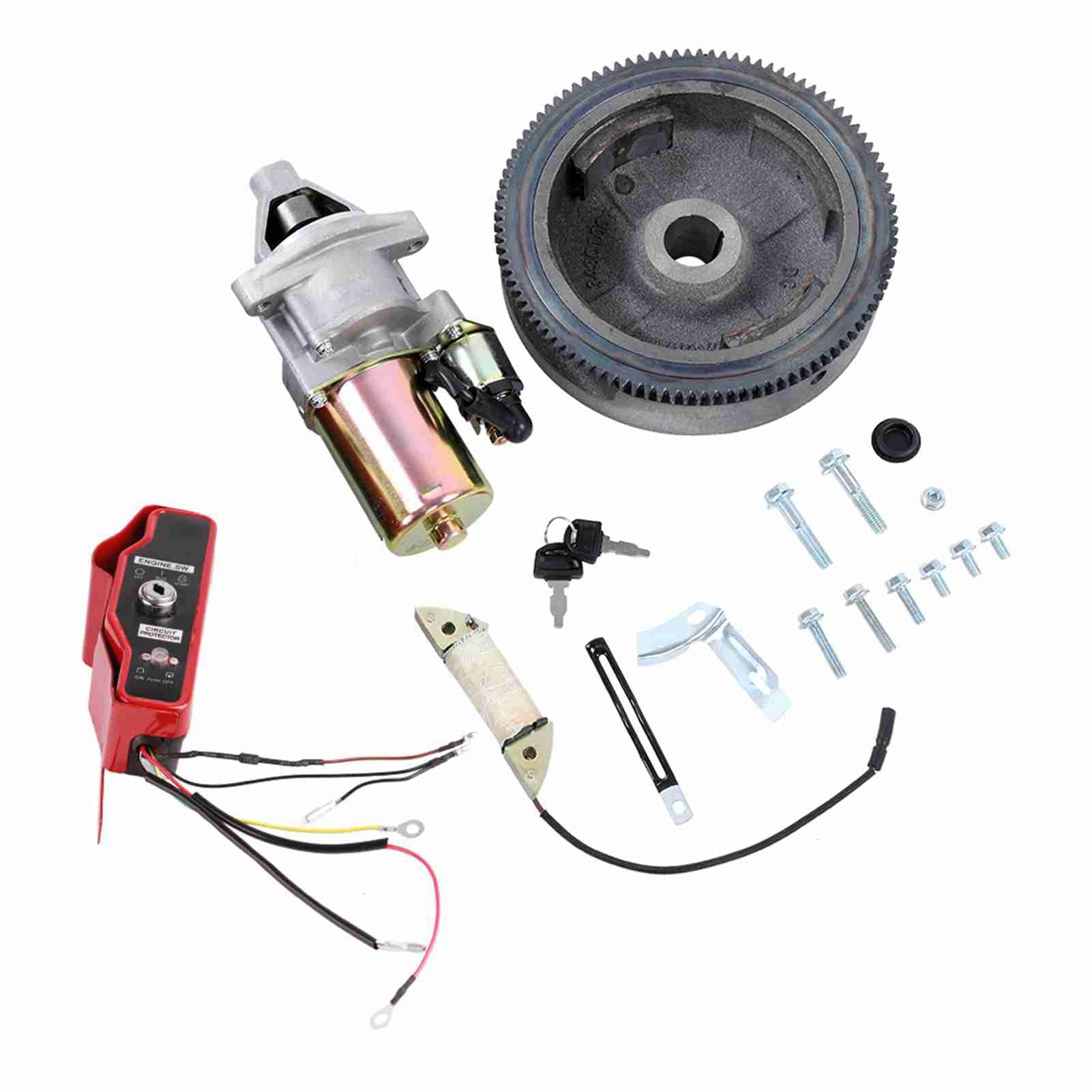 Generic Kit di Avviamento Elettrico Parti di Ricambio Durevoli per Motore e Generatore GX340 GX390 Meravigliosi per Officine Meccaniche