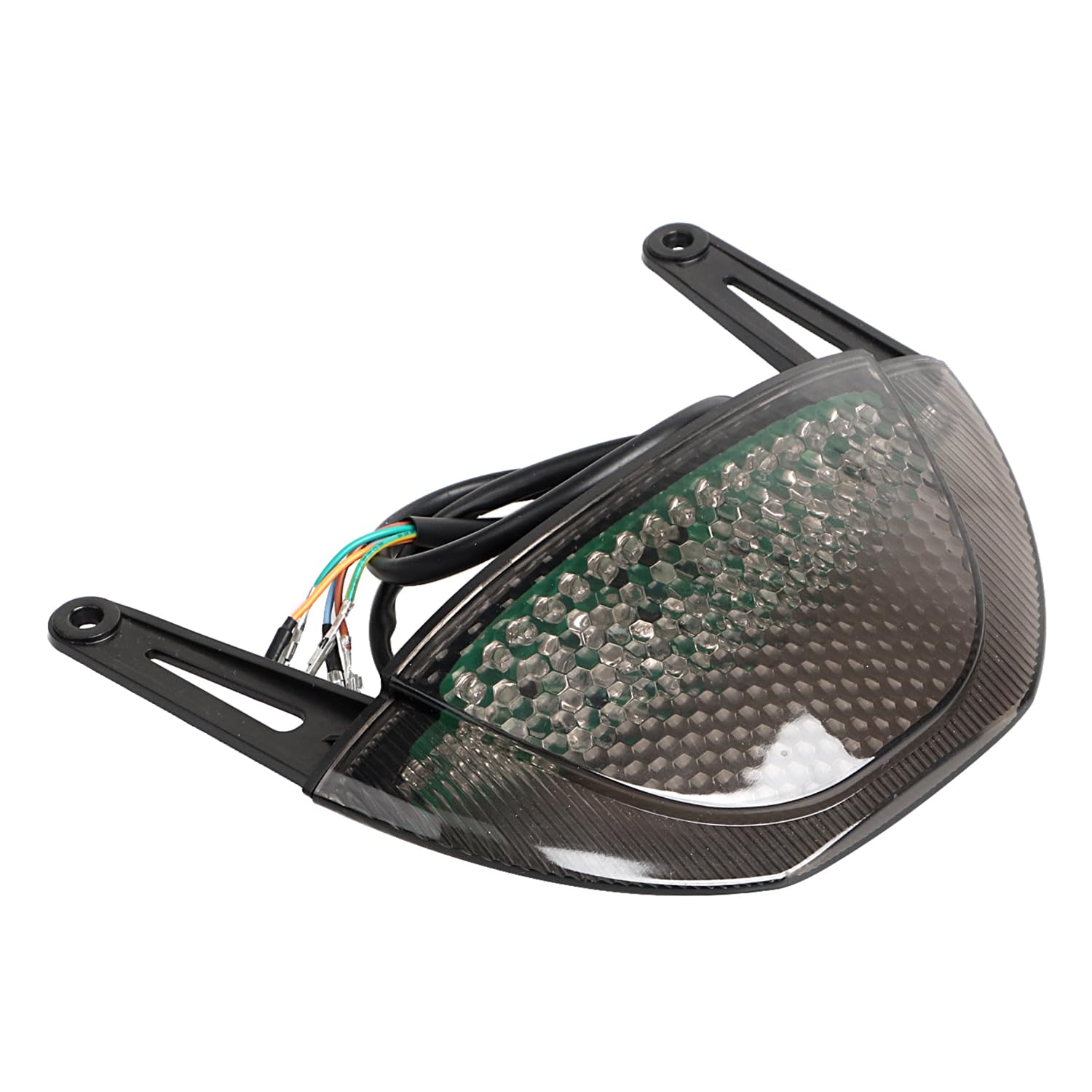 Piloto trasero LED Freno Intermitentes Integrados Ahumado Para H-onda CBR600RR 2007-2012