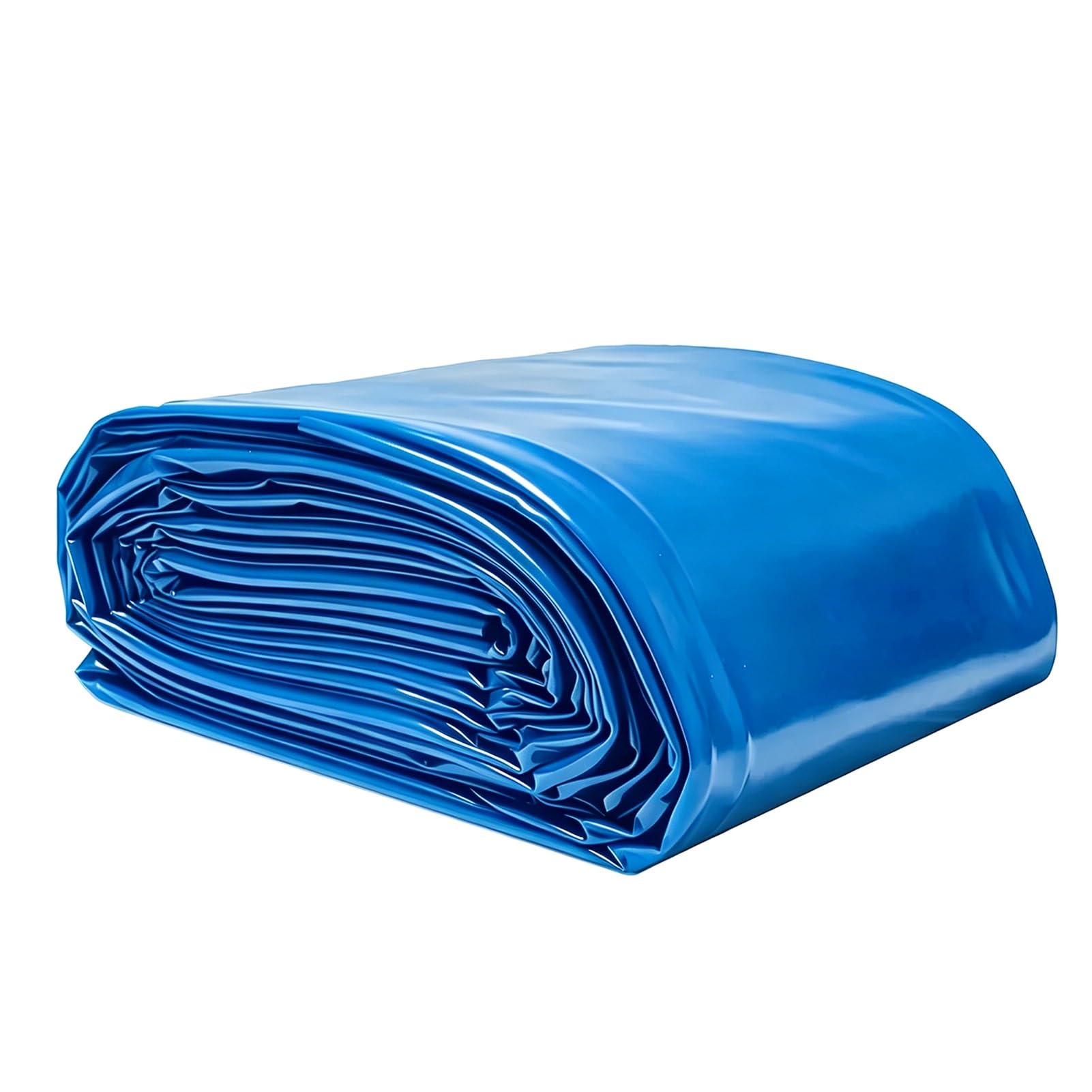 Yopappol Blue Pond Underlayment Liner, Heavy Duty HDPE Waterproof Sealing Film Membrane for Large Koi Ponds, Reservoirs & Landscaping Projects(6x7m(19.7x23ft))