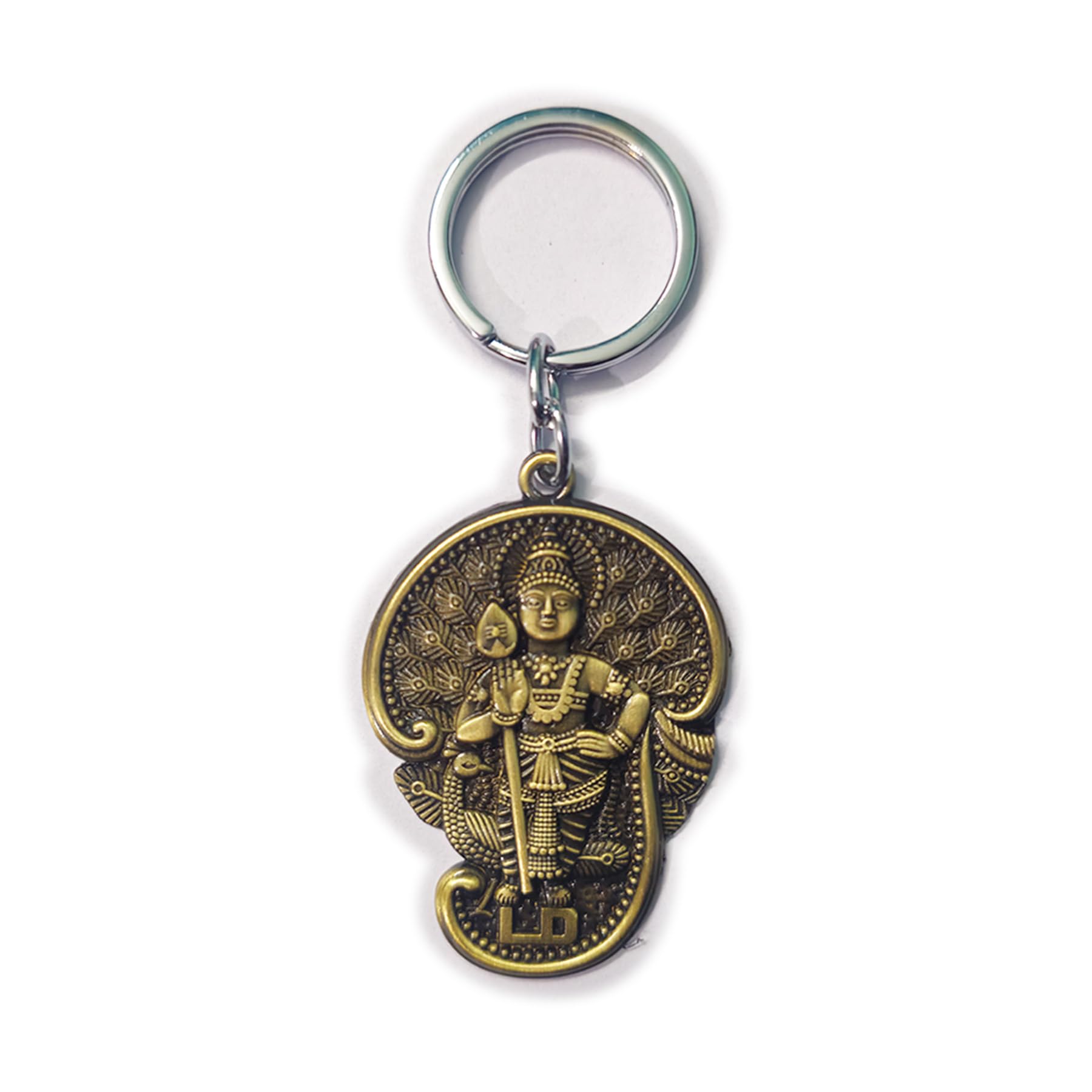 SHASHTI Lord Ganesha and Murugan Metal Keychain for bike/office | Shree vinayaka, Hindu God Murugan Vel and Om Saravana bhava Keyring Gift For Boys and Girls (Pack of 1) Multi color-image-46