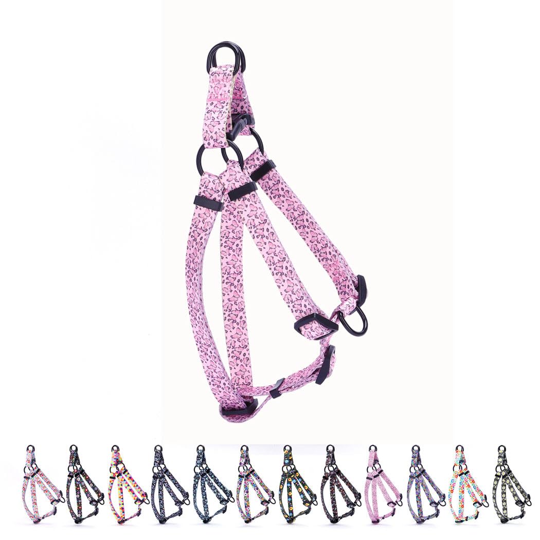 Harnais pour chiens réglable pour stopper la traction des chiots avec motif papillon