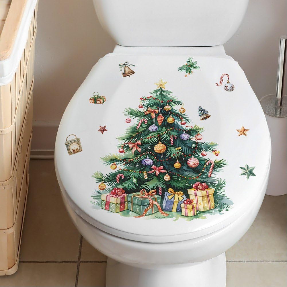 Houten Kerststickers met Glitters, 12st. online ... | Speelgoed
