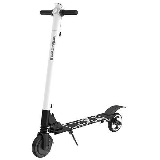 SWAGTRON Swagger 2 Plus Foldable Electric Scooter for Adults & Teens