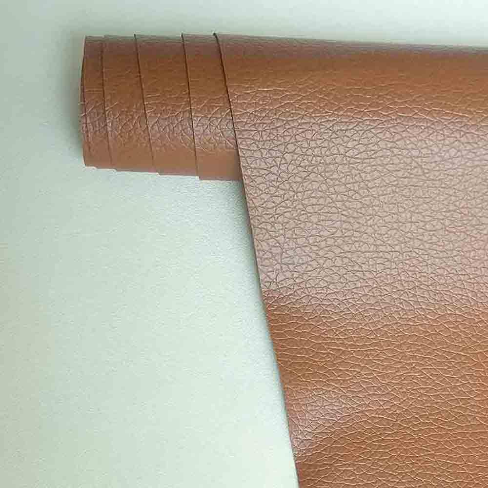 Zestaw samoprzylepnych łatek naprawczych z PU – taśma naprawcza z winylu o grubości 1,0 mm(Brown,19x50 in)
