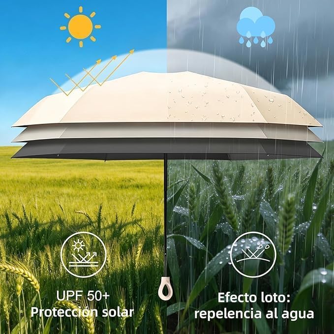 Image of Zemic Umbrella, UV Big Size Umbrella for Sun Protection Rain Windproof Strong Large 3 Fold For Men Women Kids Boys Girls Perfect & Stylish Windproof & Compact''