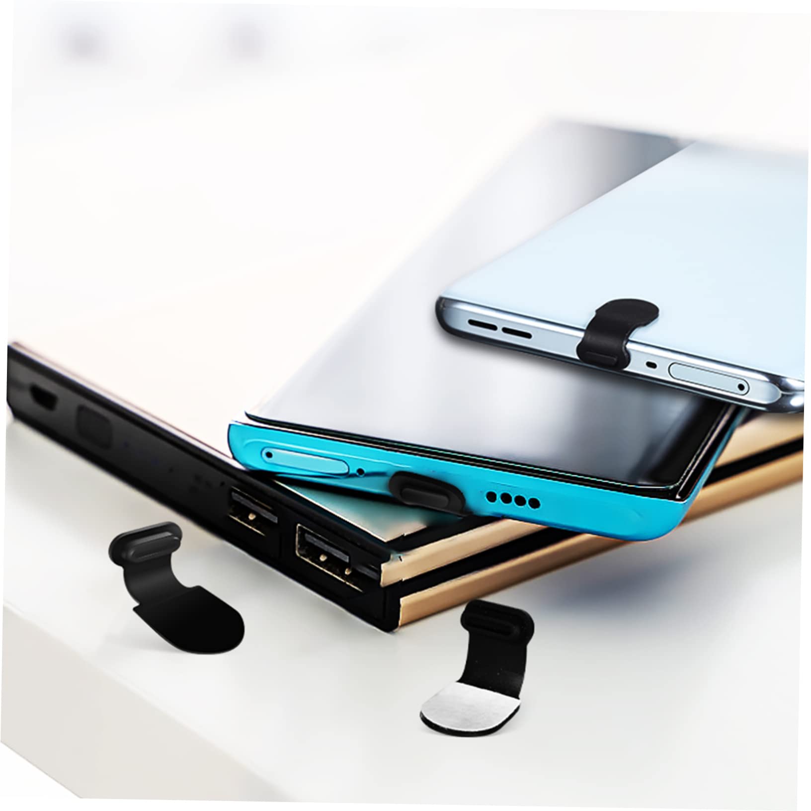UKCOCO 32 Piezas Plumero Cubierta USB c Tapa USB c USB c Anti Enchufe Cubiertas Tipo c Cubierta Anti USB c Enchufe USB-c Enchufar Androide Gel De Sílice Teléfono Móvil