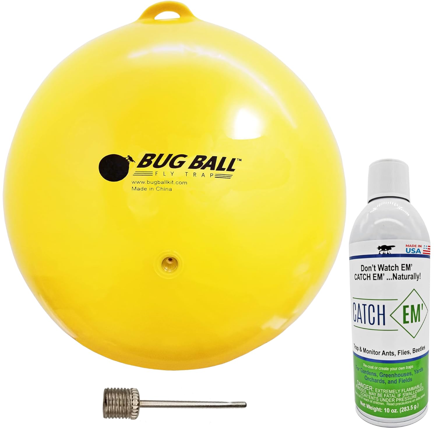 Bug Ball Gnat and Small Fly Ball Deluxe Kit - Biting Fly and Insect Trap, Pack of 4