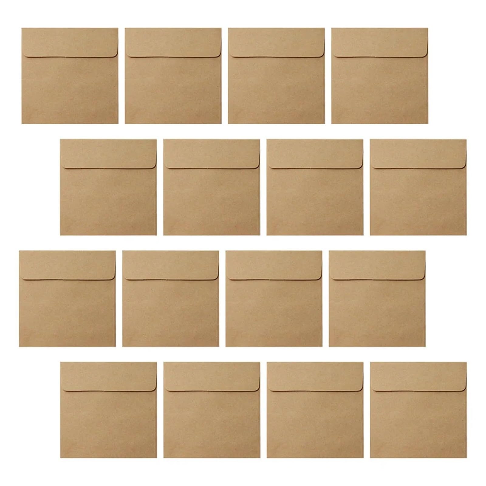 Lot de 300 enveloppes en papier kraft pour petites cartes, pièces de monnaie, clés, billets