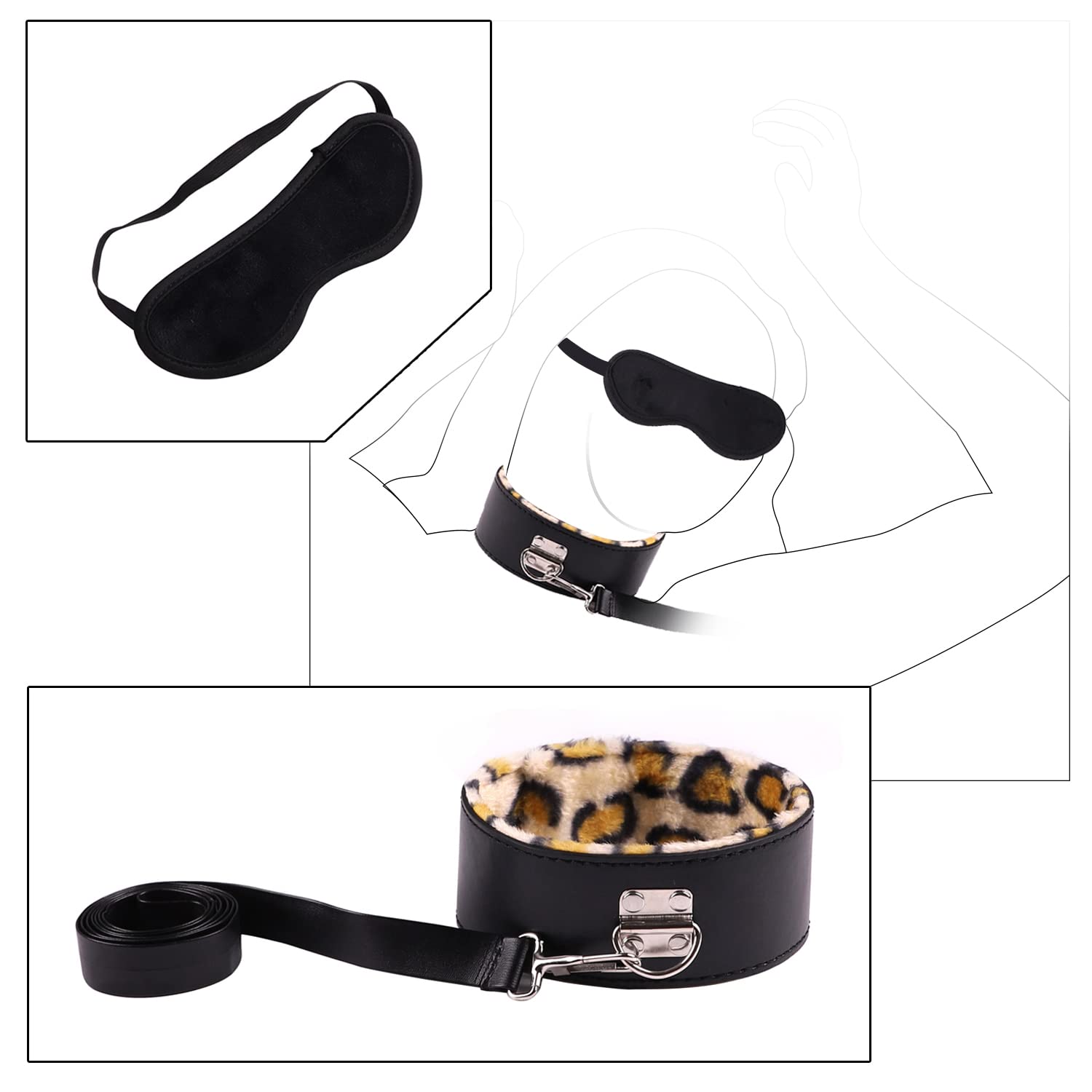 30pcs BDSM Kit Bondaged kit Adult,Sex Toy kit for Adult Toys,Restraint Set for Sex Accessories BSDM Toys for Couples,Sex Things for Couples Kinky,Sex Toy Set Sex Kits Sexual Pleasure Tools for Women