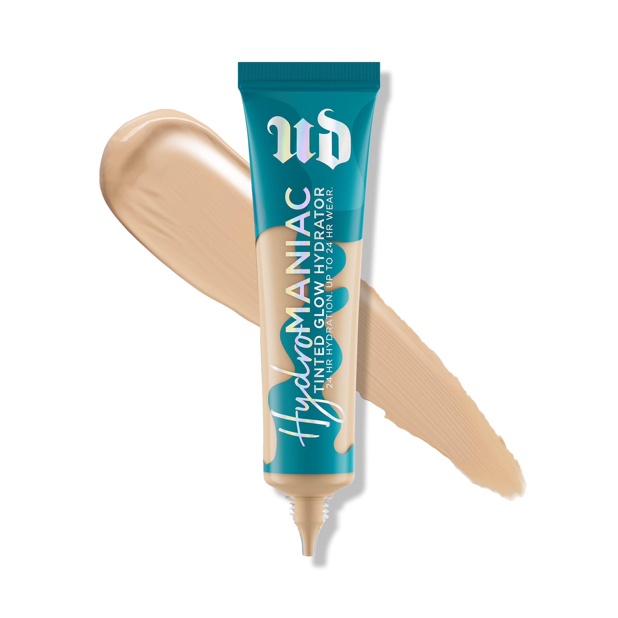 Hydromaniac Dewy Foundation, Hydrating Tinted Moisturizer for Dry Skin, Buildable Medium Coverage, with Kombucha Filtrate & Marula Oil, Non-comedogenic, Vegan, Cruelty-free - 1.1 fl oz