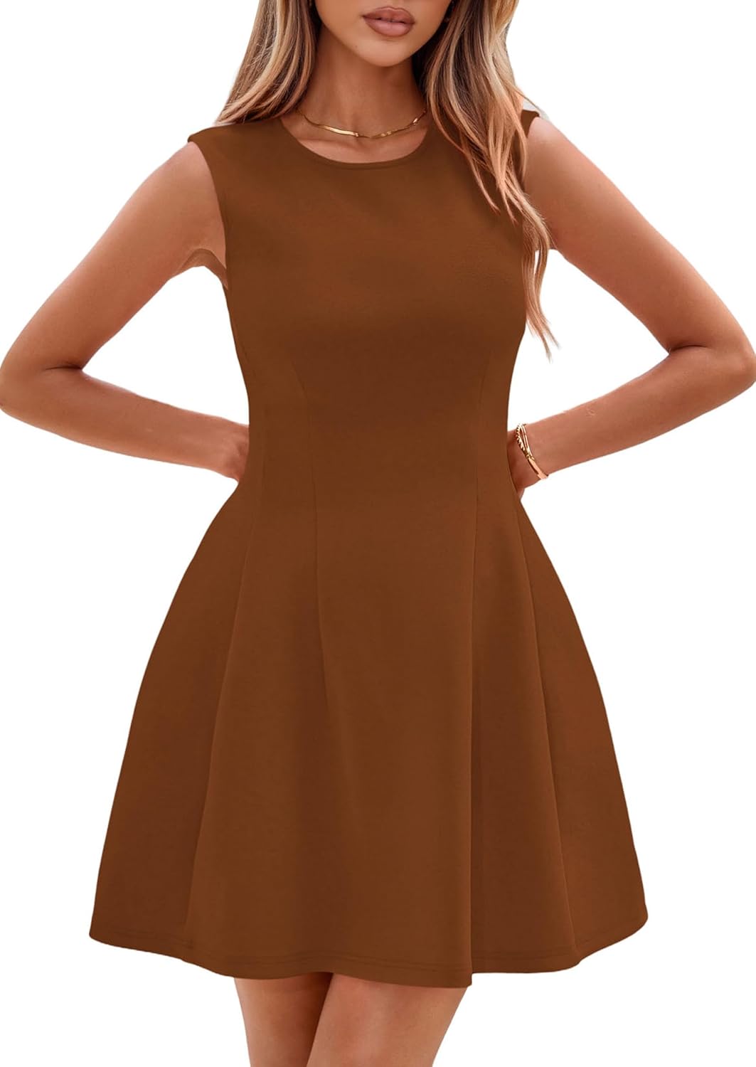 PRETTYGARDEN Summer Dresses for Women 2026 Elegant Classy Spring A Line Business Casual Work Graduation Cocktail Short Dress - Image 8