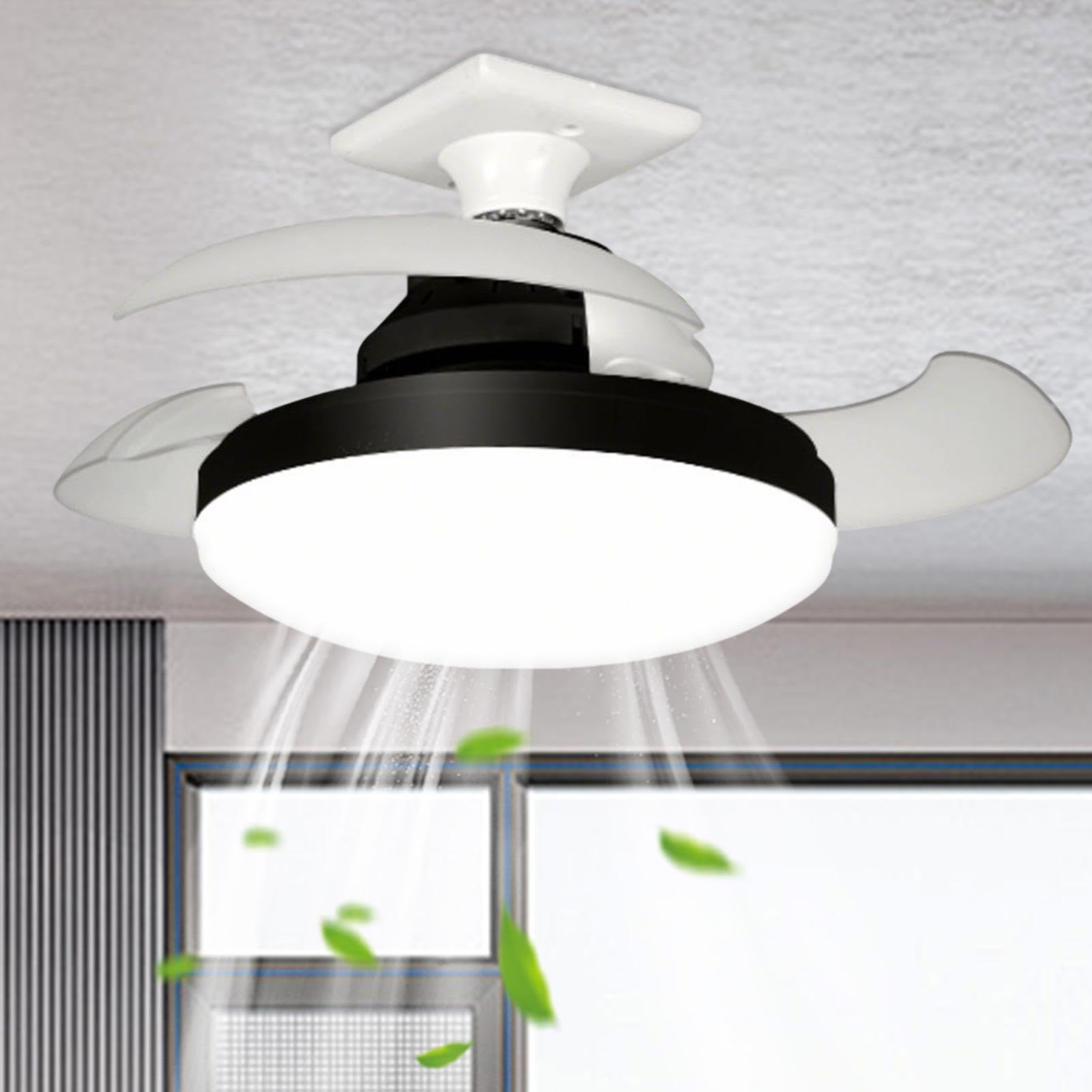Ventilatore da soffitto con illuminazione 37,8 Centimetri Soffiatore con