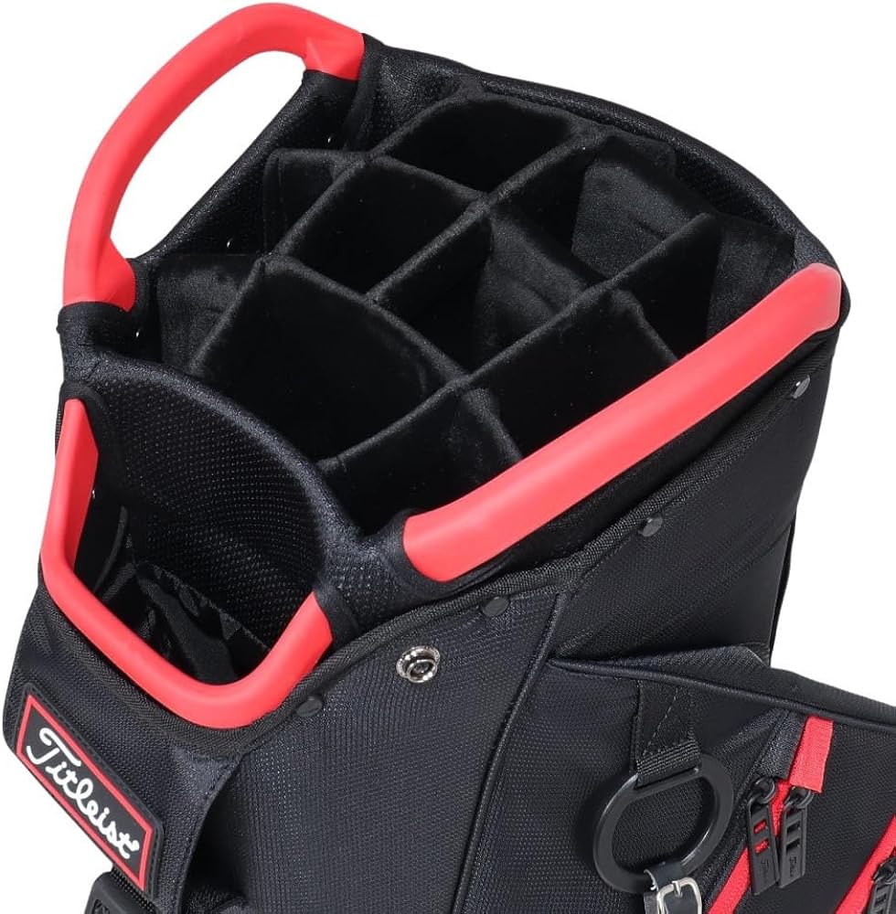 【極美品】Titleist タイトリスト キャディバッグ ゴルフバッグ ブラック Titleist タイトリスト TITLEIST ツアー キャディバッグ : GDO