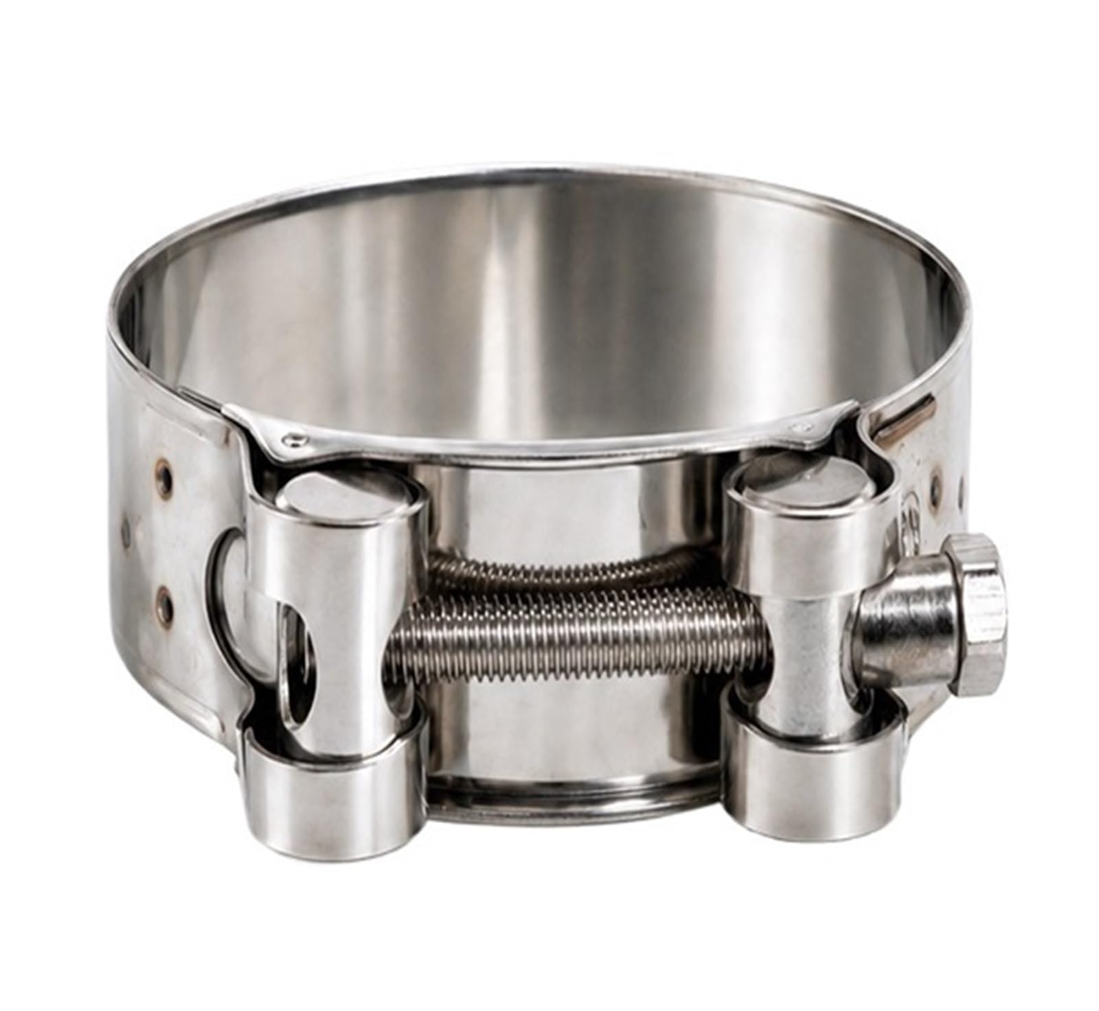 1 szt. Uniwersalny zacisk rurowy T-Bolt ze stali nierdzewnej (17-103 mm) | Trwałe rozwiązanie zaciskowe do rur wydechowych samochodów i motocykli(40MM-43MM 10PCS)
