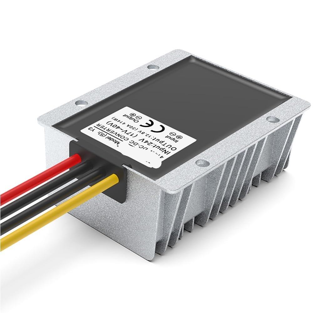 Przetwornica redukcyjna DC-DC 24 V do 13,8 V (wejście 17 V do 40 V, wyjście 35 A), konwerter mocy stałego napięcia