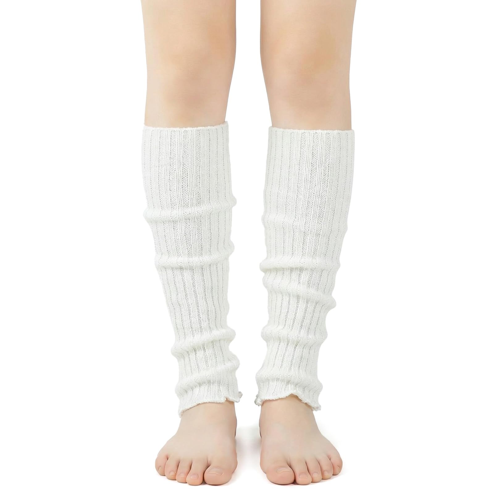 2 Pcs Women Leg Warmers Sleeves Legs for Boots Chunky Slouchy Y2k Crochet Legs Warmers Baggy Cute 80s