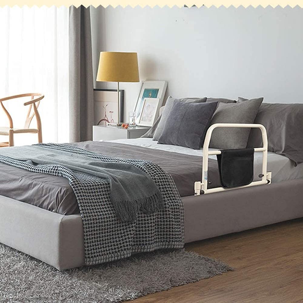 Barriera Letto Piega in Giù per Anziano Adulti Disabili Sbarra Sponda per Letto Sicurezza Guardia Laterale Assistere Ospedale Supporto Supporto per Corrimano per Disabili, Anziani