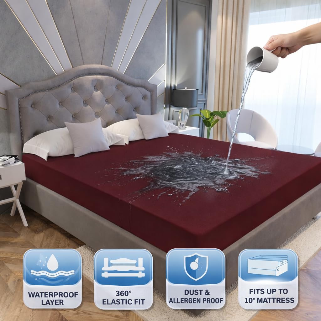 La Verne Waterproof Mattress Protector - King Size -4