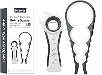 Vista 1 de Abrelatas de fácil giro: apertura de tapa Maxracy sin esfuerzo para manos débiles y artritis Abrebotellas versátil Abrebotellas y abrebotellas