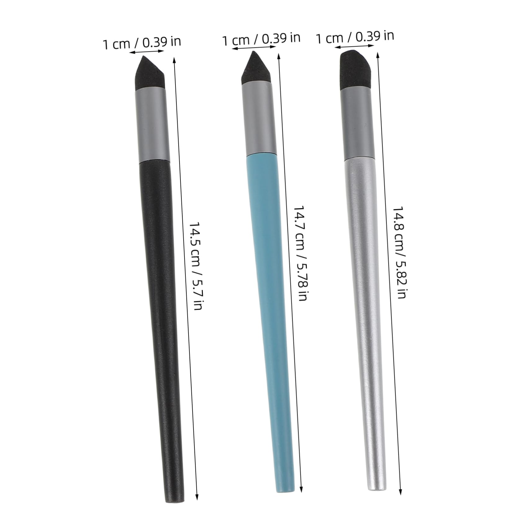 JOINPAYA Drawing Blending Tools 6pcs Oil Pastel Rubbing Pen Set Soft Sponge Brush for Art Shading Sketching