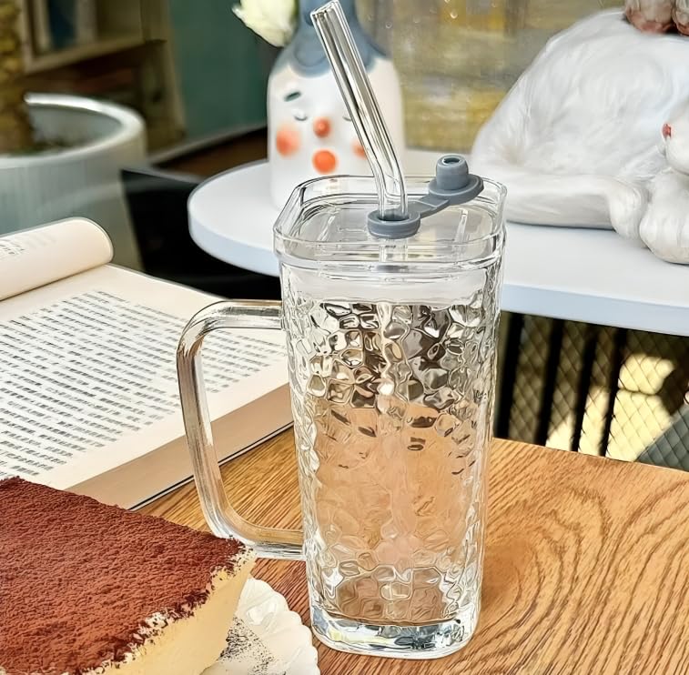 See full amazon price history chart for SKDBPM Glass Fruit Juice Soda Milk Sipper Tumbler Mug with Acrylic Lid and Glass Straw - 400ml - Tea and Coffee Cup(Pack of 1)(Embossed) SKDBPM Glass Fruit Juice Soda Milk Sipper Tumbler Mug with Acrylic Lid and Glass Straw - 400ml - Tea and Coffee Cup(Pack of 1)(Embossed) (B0DGXG2NJG) Amazon Price History, Amazon Price Tracker