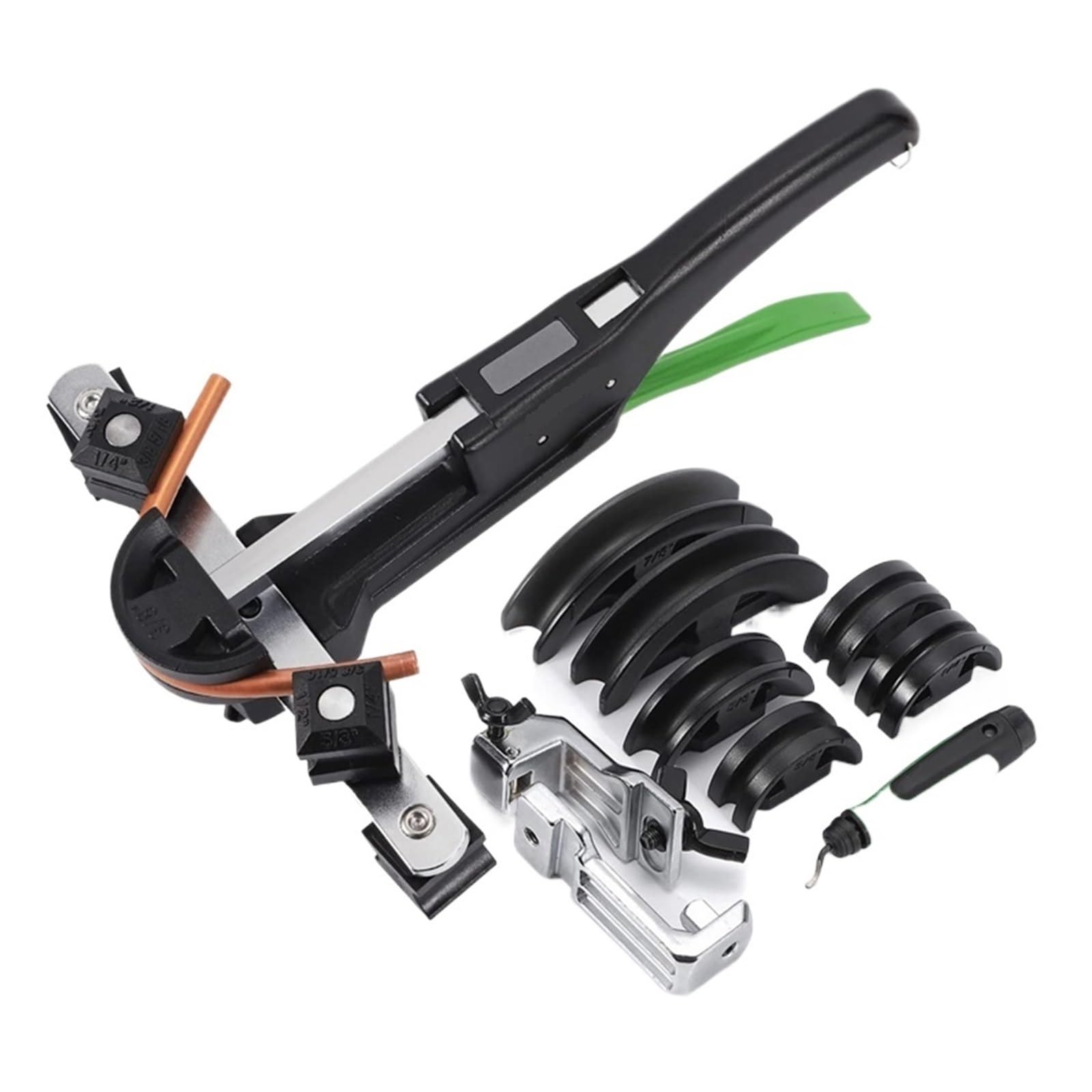 Qaxrzcucd One Color Combination Pipe Bender 6-22Mm Positive And Negative Bending Tool Copper Aluminum Manual High Cutting Quality