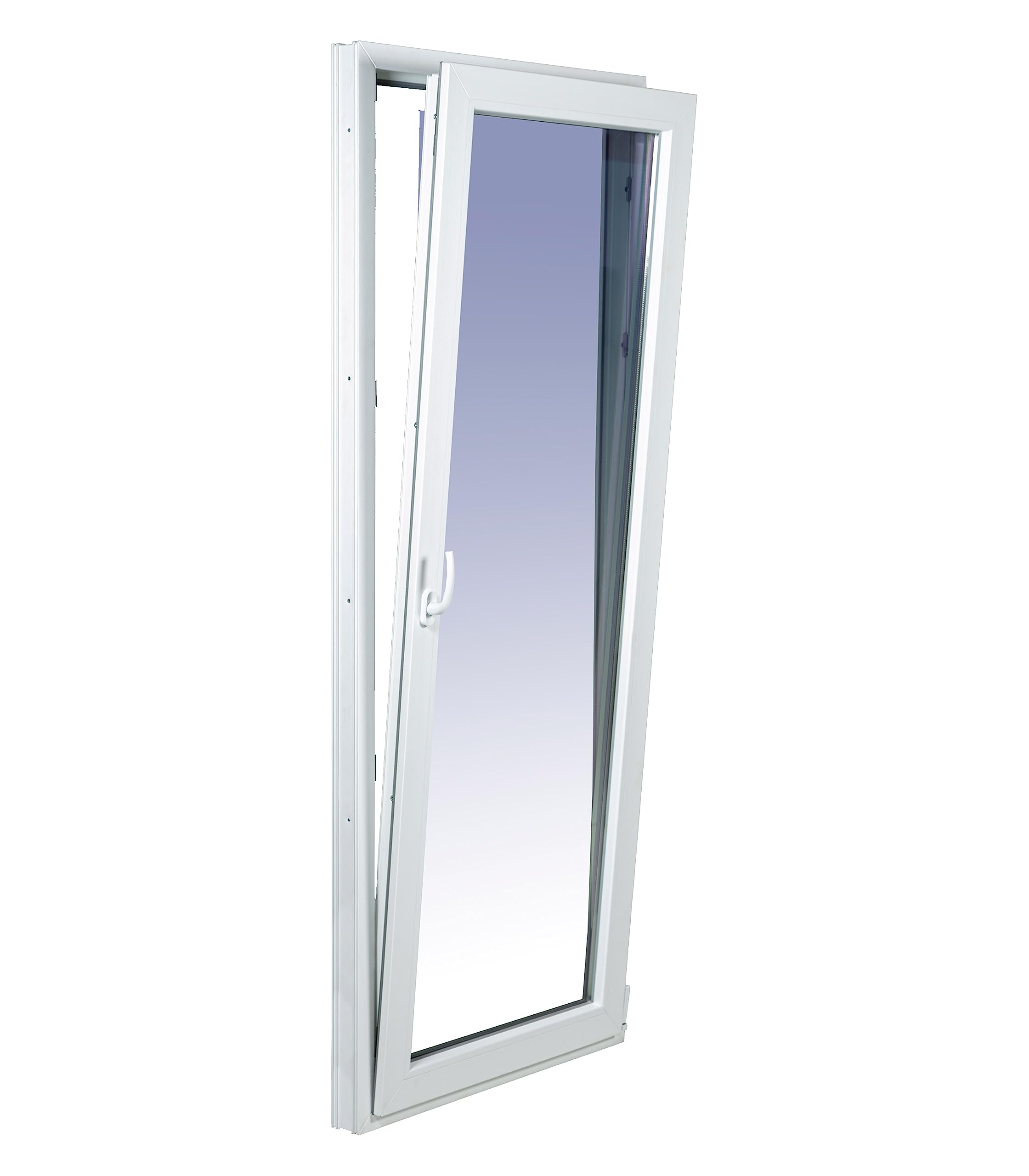 Ventanastock Puerta Balconera PVC 800x2000 Practicable Oscilobatiente 1 hoja con apertura Derecha