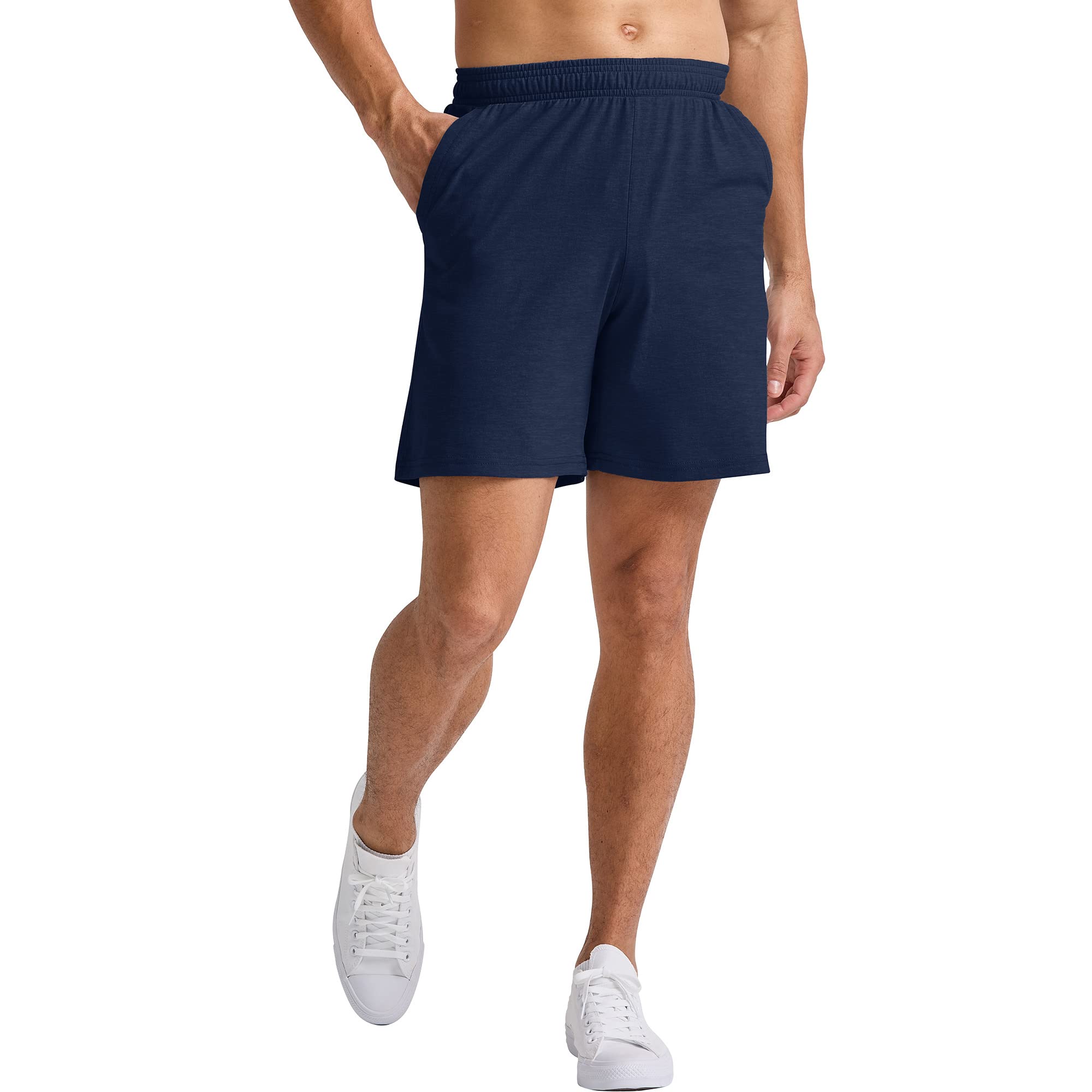 HanesMen's Originals Tri-Blend, Lightweight Pull-on Jersey Shorts with Pockets
