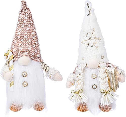 Miniatura 2 de Adornos de Navidad iluminados, gnomos de Navidad, 2 paquetes con luz LED, funciona con pilas, gnomos de Navidad suecos brillantes, juegos de hombres