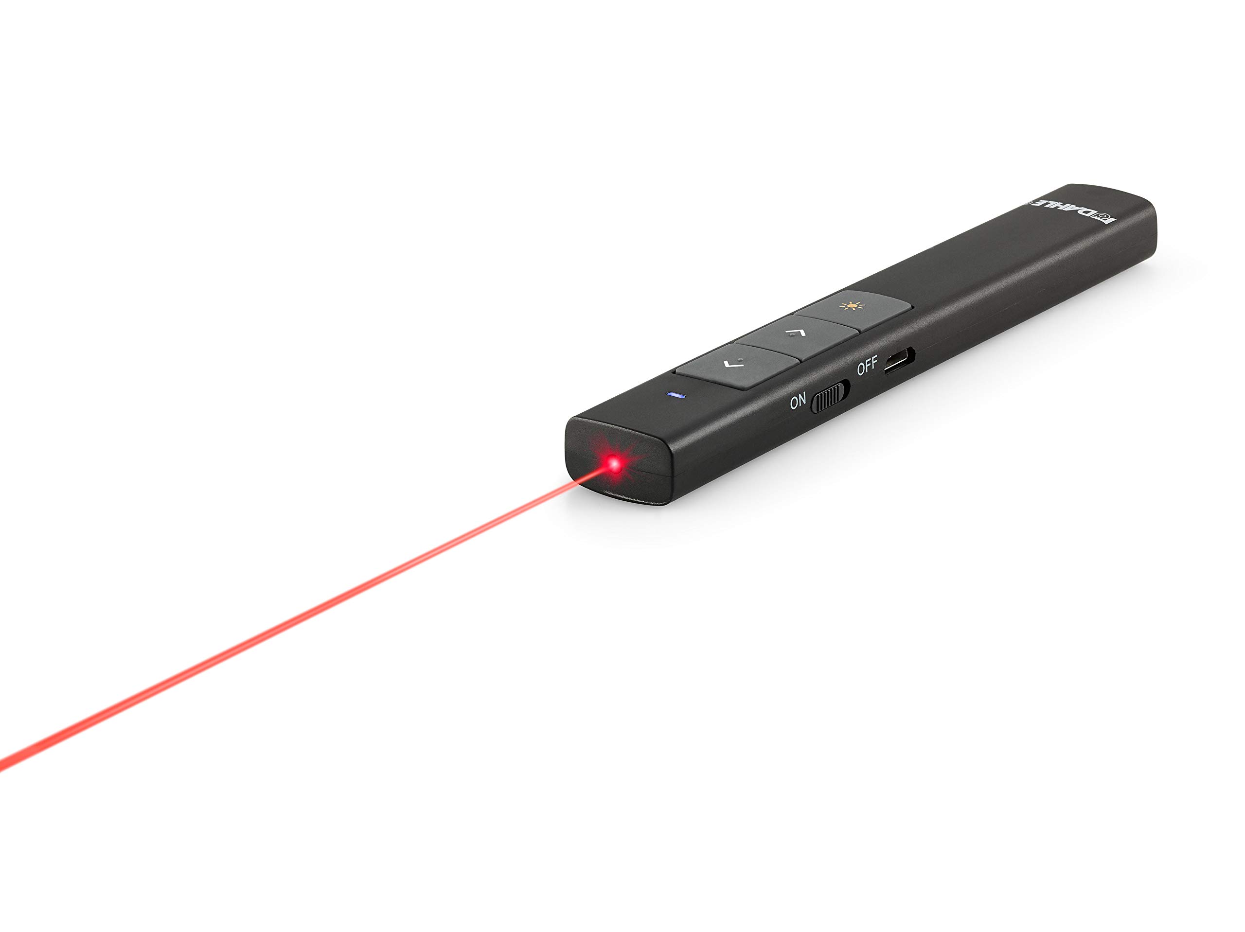 Dahle Presenter 95100, kabelloser Laserpointer inkl. Fernbedienung zur Steuerung von Anwendungen (z.B. Powerpoint)