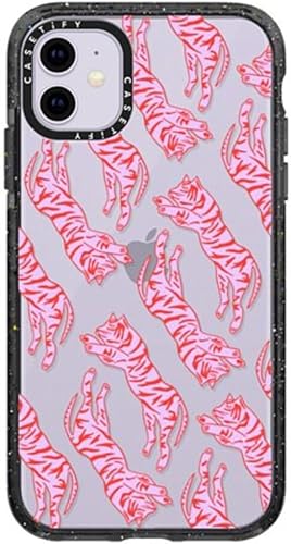 Vista 115 de CASETiFY Funda Impact para iPhone 11 - Moon Camping - Negro transparente