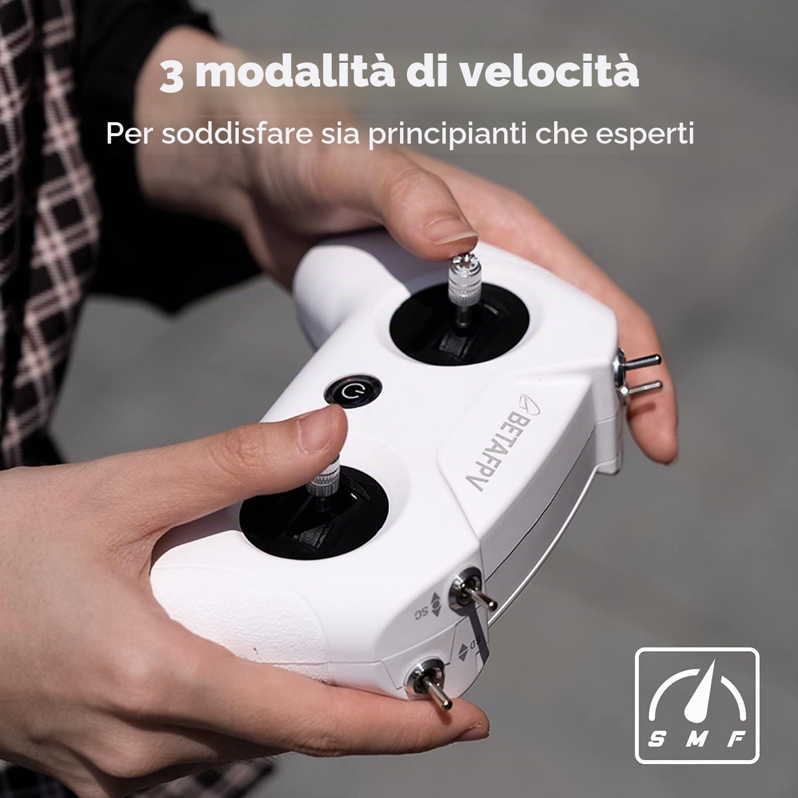 BETAFPV Cetus - Kit Drone RTF con 3 modalità di volo, funzione di mantenimento dell'altitudine, funzione di atterraggio di emergenza pronto a volare, compatibile per principianti FPV ragazzi ragazze