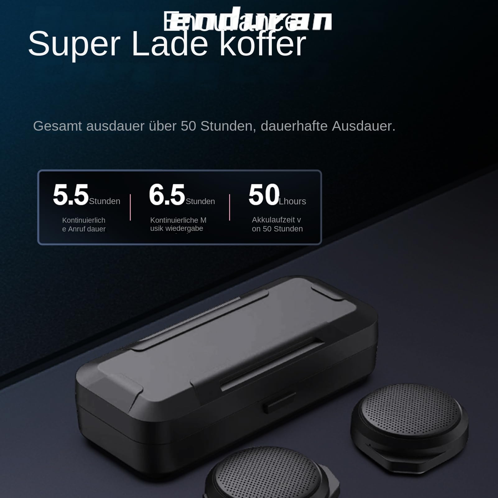 Auriculares Inalámbricos para Casco Duro Impermeable Recargable Portátil