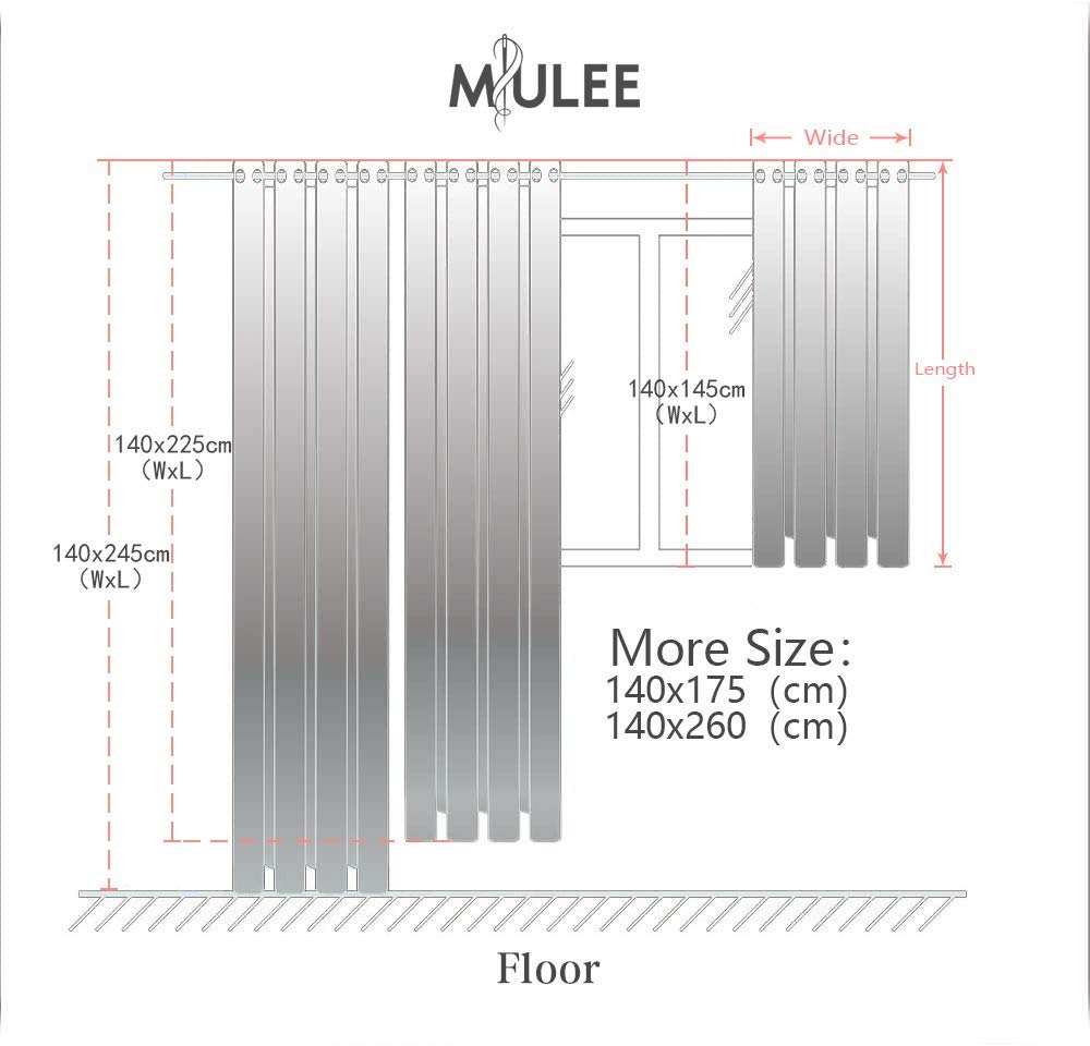 MIULEE Cortinas Visillo Bordado de Plumas Cortina Translucida para Dormitorio Visillos Modernos Transparentes para Ventana Salon Cuarto de Niño Cocina Habitación 2 Hojas 140x260cm Pluma Blanco