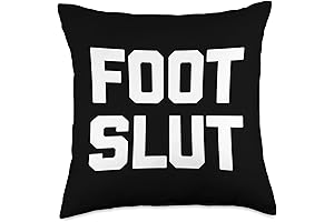 Sexy Foot Slut Foot Fetish Kinky Sex Throw Pillow