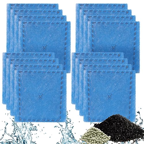 Driamor 16 Pack Rite Size C Filters For Marineland Filter C, Aquarium Filter Cartridges Replacement For Aqua-Tech Ez-Change #3 Fits 20-40 30-60 Gallons Fish Tank Filters Cartridges (Blue) #TOP5