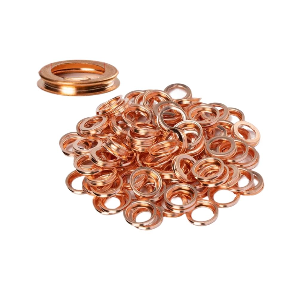 Arandela 100PCS 11026-JA00A Para Tapón De Drenaje De Cárter De Aceite Compatible Con 11026-31X00 11026-01M00