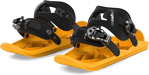 Miniatura 10 de Snowfeet X - Mini patines cortos de esquí para Snow Pro Version  Esquíes para zapatos de invierno  Patines de nieve cortos Skiboards  El verdadero