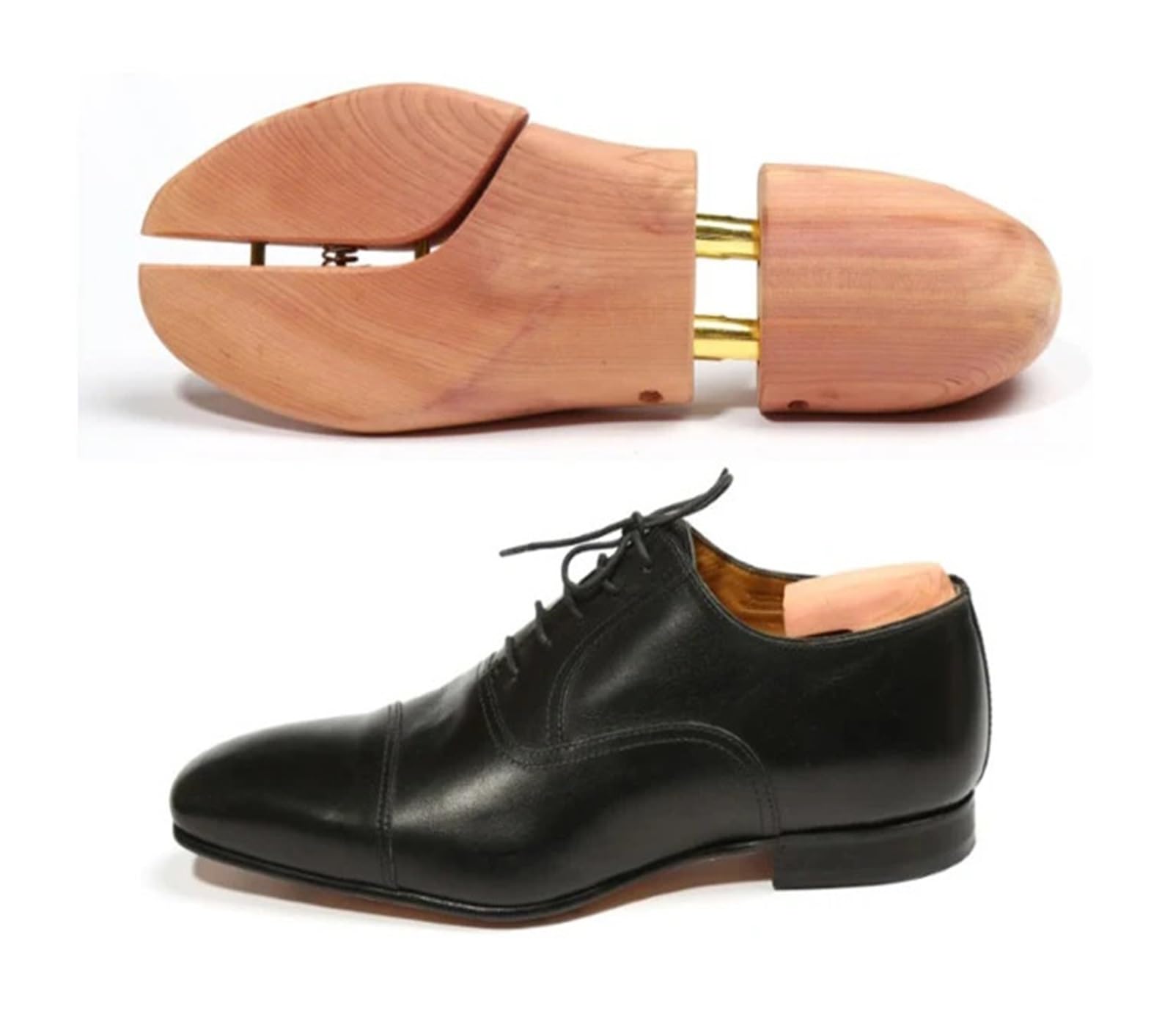 Hormas Árbol De Zapatos Madera Ajustable Doble Tubo For Hombres Y Mujeres