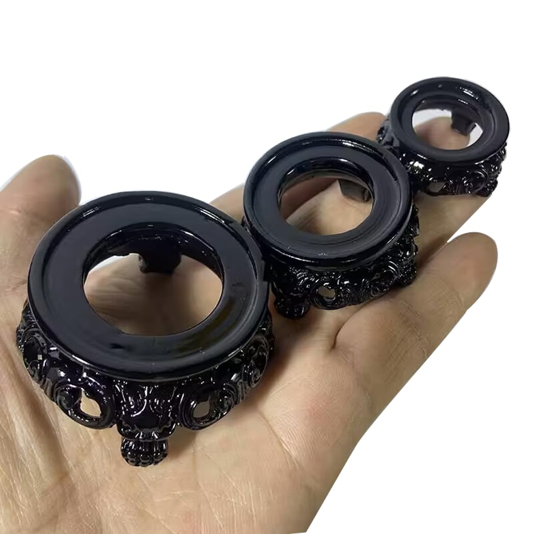 Plateau En Cristal En Bois, Présentoir Décoratif Unique En Forme De Demi- Lune Et D'étoile, Présentoir Décoratif En Bois De Qualité Supérieure Pour Pierres, Huiles Essentielles