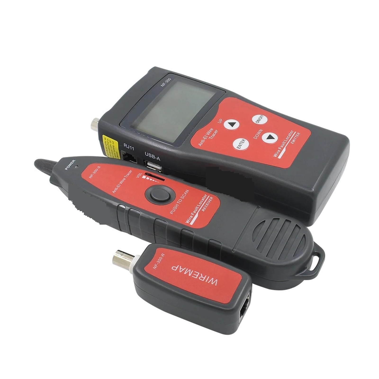 NF-300 Kabel-Tracker-Detektor, Draht-Tracker, LAN-Tester, Professioneller Netzwerk-Kabeltester, Poe-Netzwerk-Tools, Verdrahtungsfinder Leicht Und Tragbar