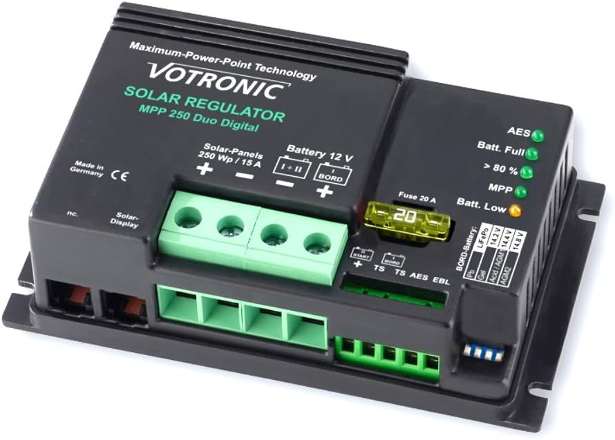 Votronic, MPPT Duo Digital charge controller with accessories