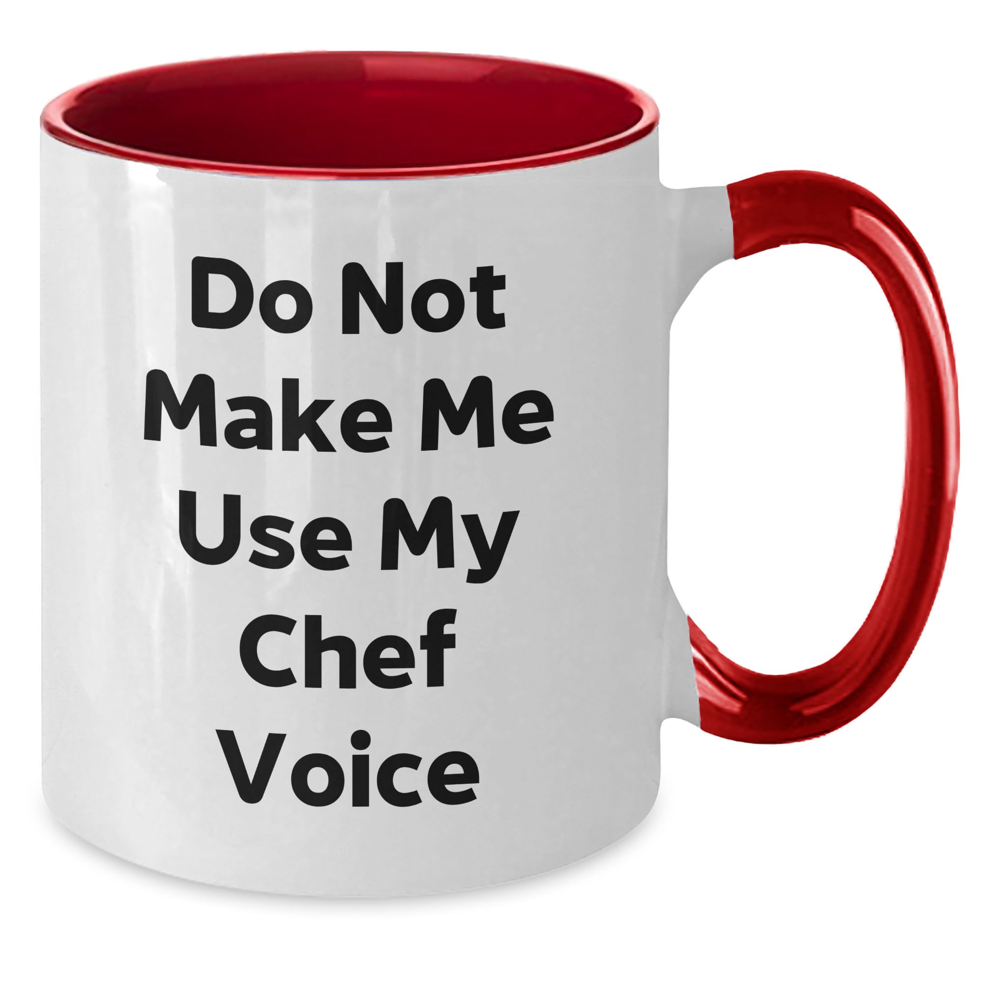 Funny Chef Gifts: Chef Gifts for Christmas, Do Not Make Me Use My Chef Voice Chef Mug, Unique Presents from Chef to Chef, Funny Christmas Unique Gifts for Chefs