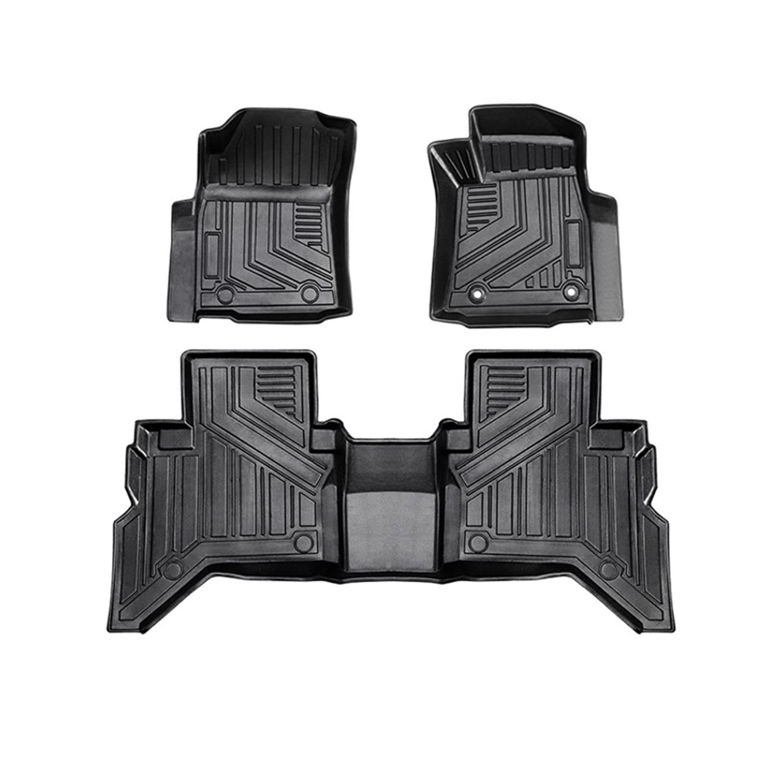 3D TPE RHD Floor Car Mat Compatible with Toyota Hilux Revo 2015-2021 Rocco Car Floor Liner Tray Foot