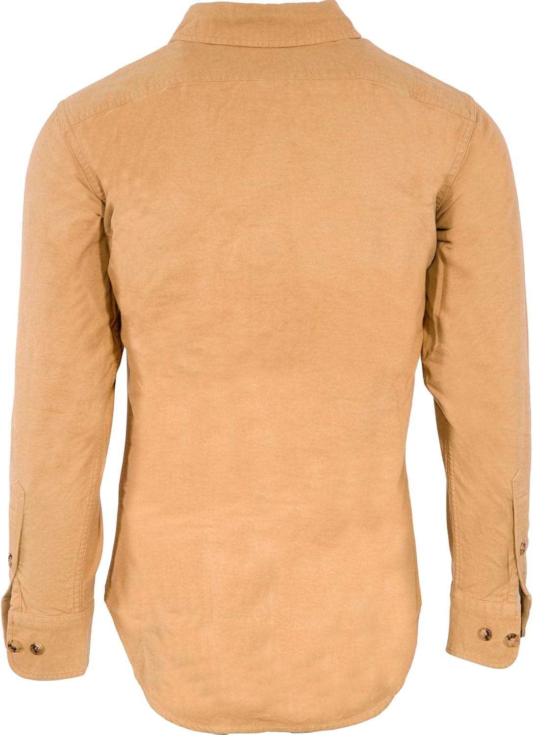 MidwayUSA Men's Chamois Long Sleeve Shirt Buckskin Large