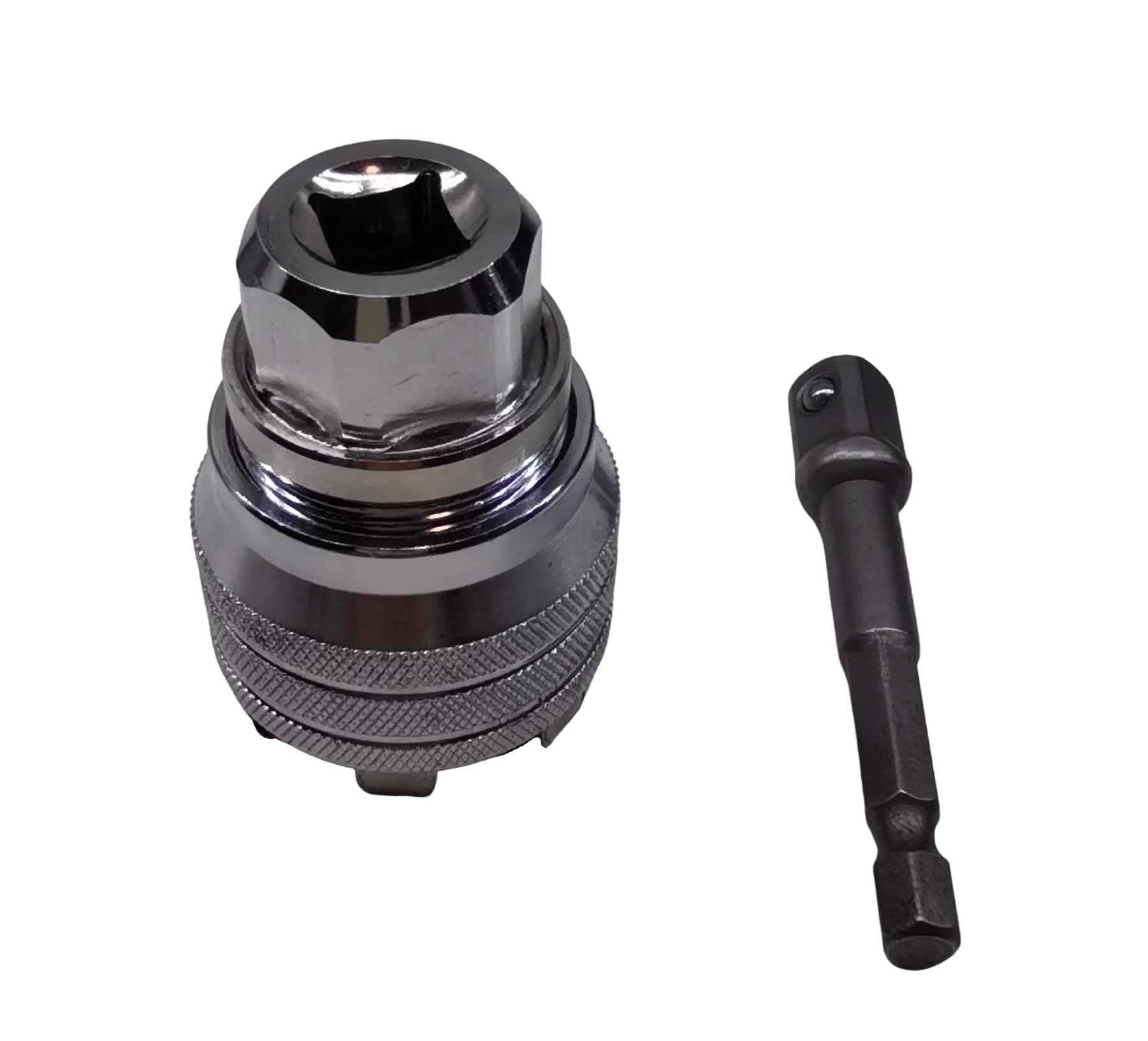 Adaptateur de treuil réglable pour perceuse sans fil, s'adapte aux arbres d'entraînement à tige plate de différentes tailles, entraînement à tige hexagonale de 0,95 cm ou 6,35 mm