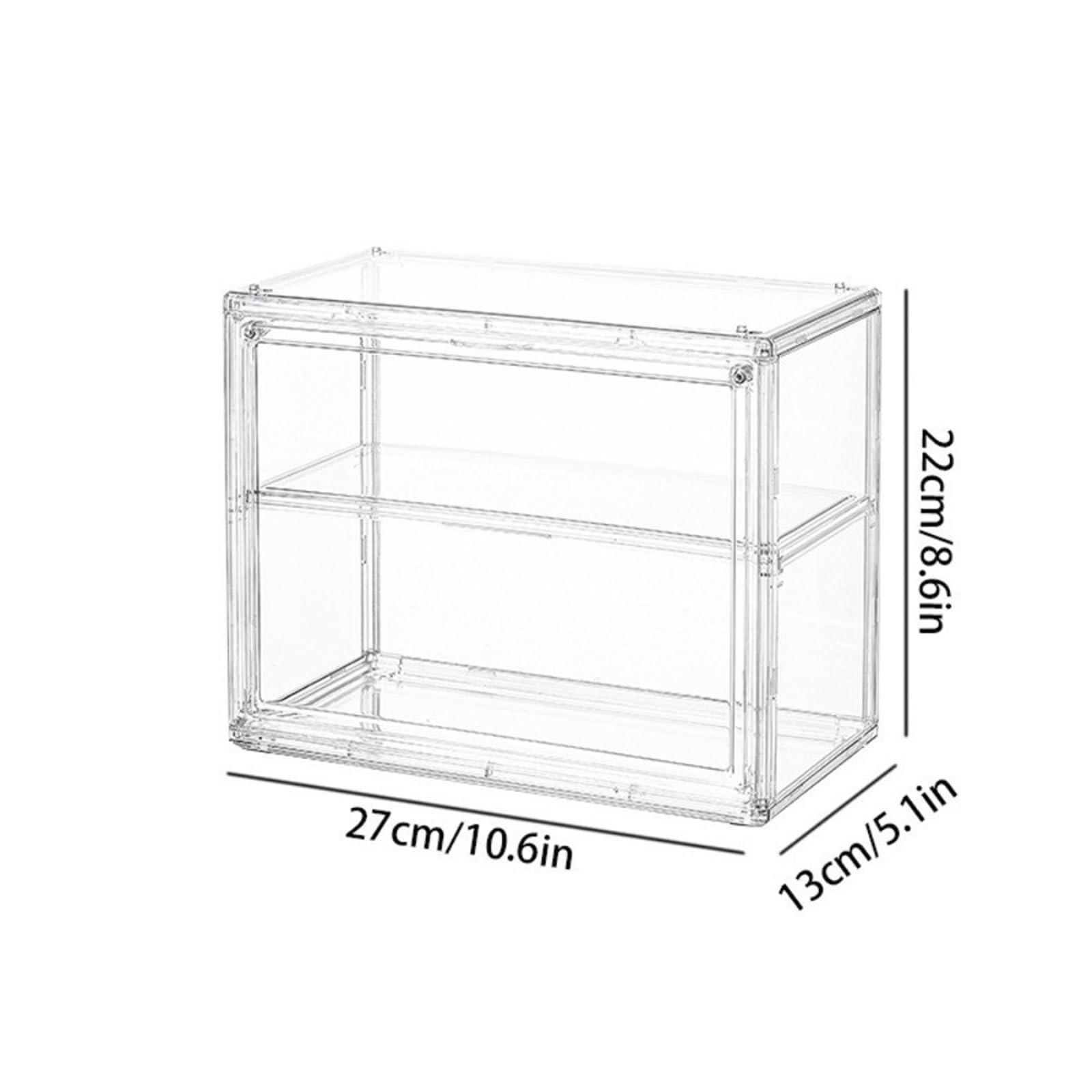 Organizer Trucchi Scatola Espositiva In Acrilico Trasparente Organizzatore Multistrato Design Impilabile Di Grande Capacità(2 Grids)