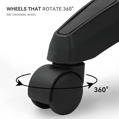 Miniatura 7 de Silla para videojuegos, sillas ergonómicas de computadora con brazos, soporte lumbar, reposapiés, reposacabezas giratoria de 360, respaldo y altura